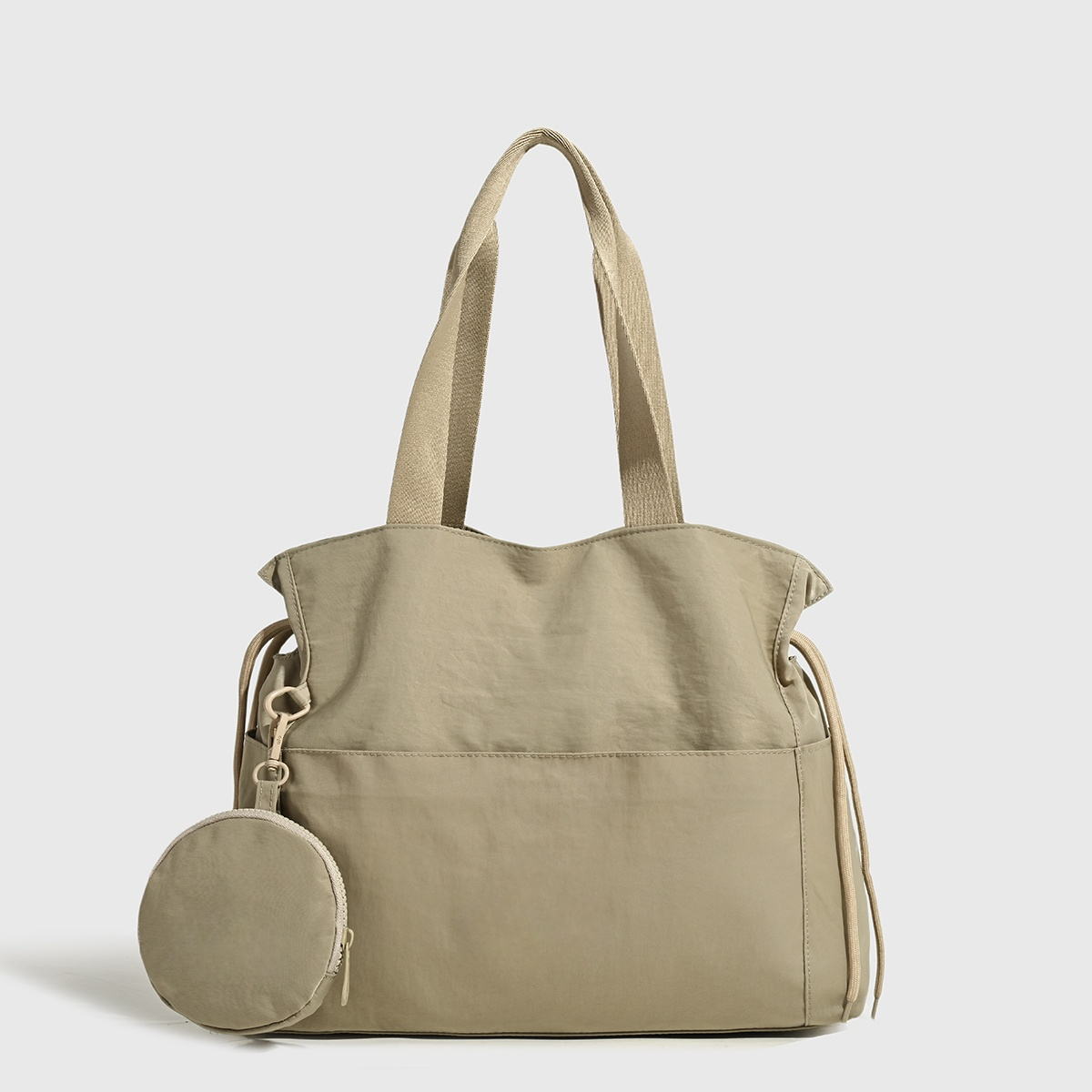 Women's new fashion Joker drawstring shoulder handbag