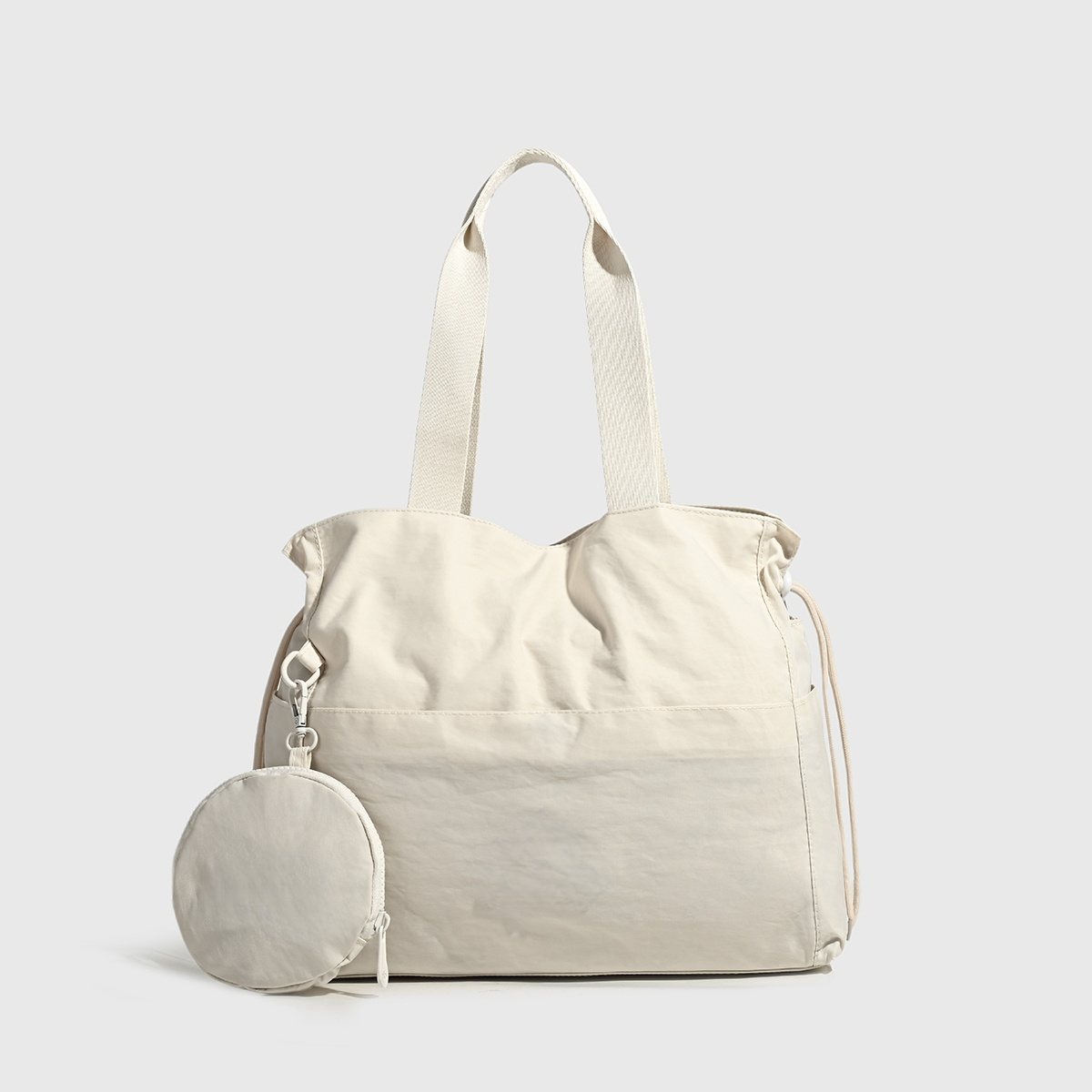Women's new fashion Joker drawstring shoulder handbag