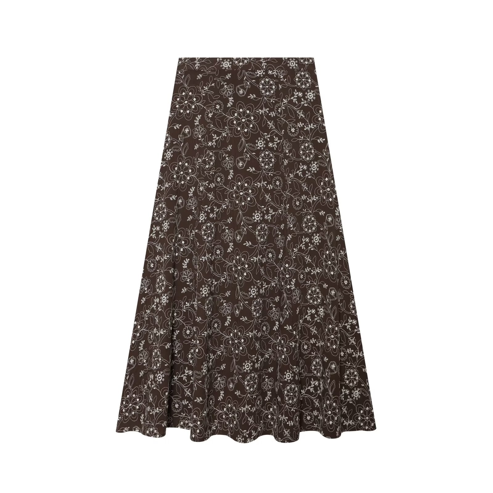 suit Women's 2 pieces lace up decorative embroidered top+Skirts