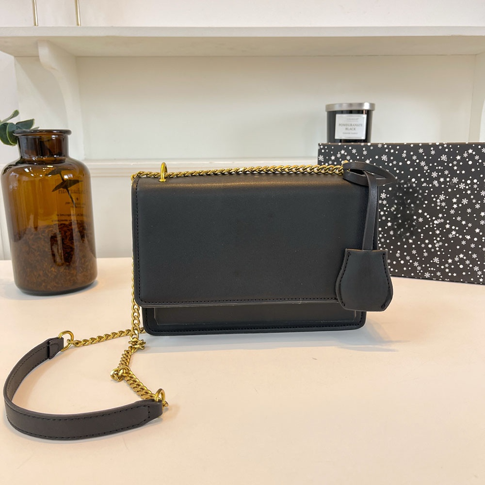 #129 Women's New Temperament Joker Metal Chain Shoulder Bag Messenger Bag