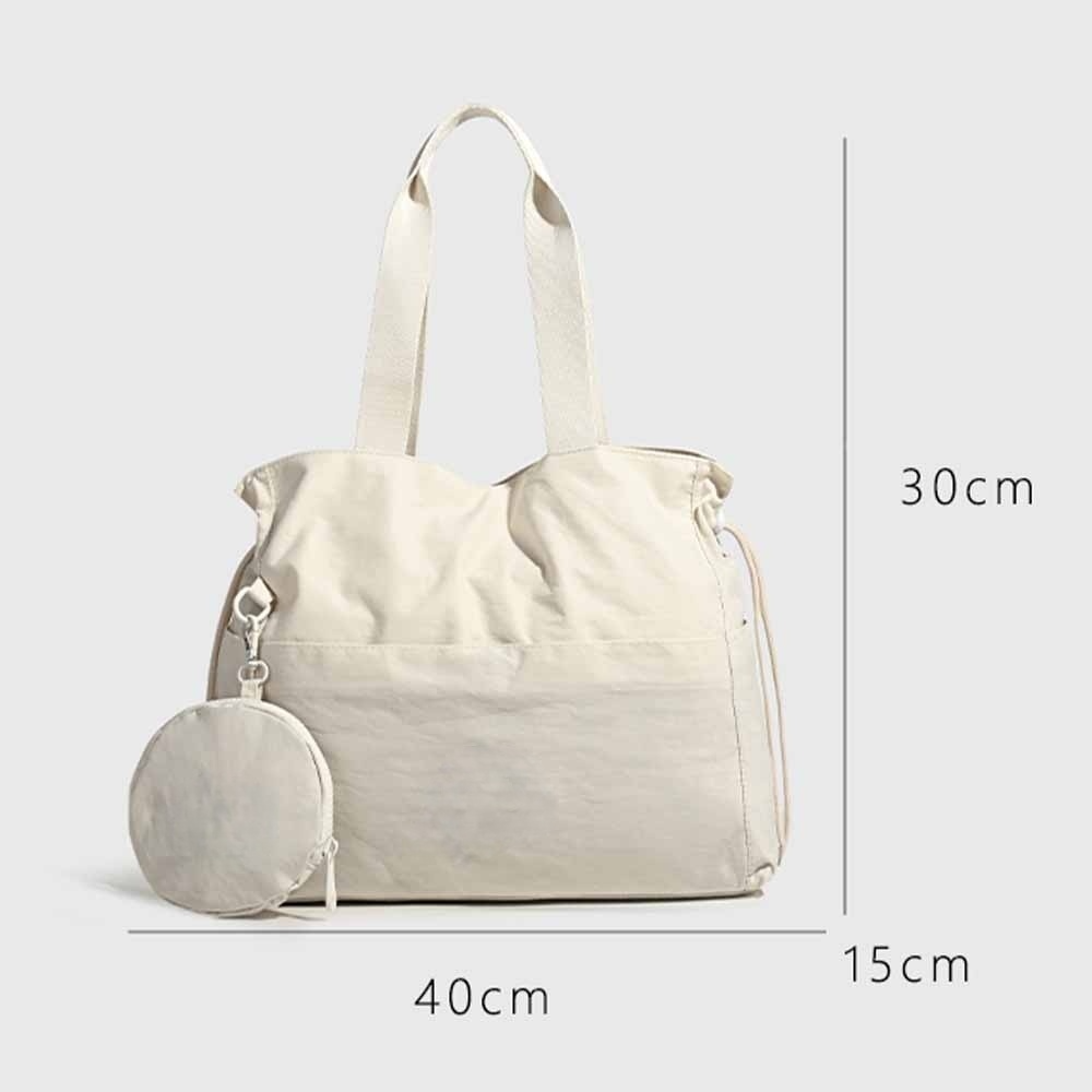 Women's new fashion Joker drawstring shoulder handbag