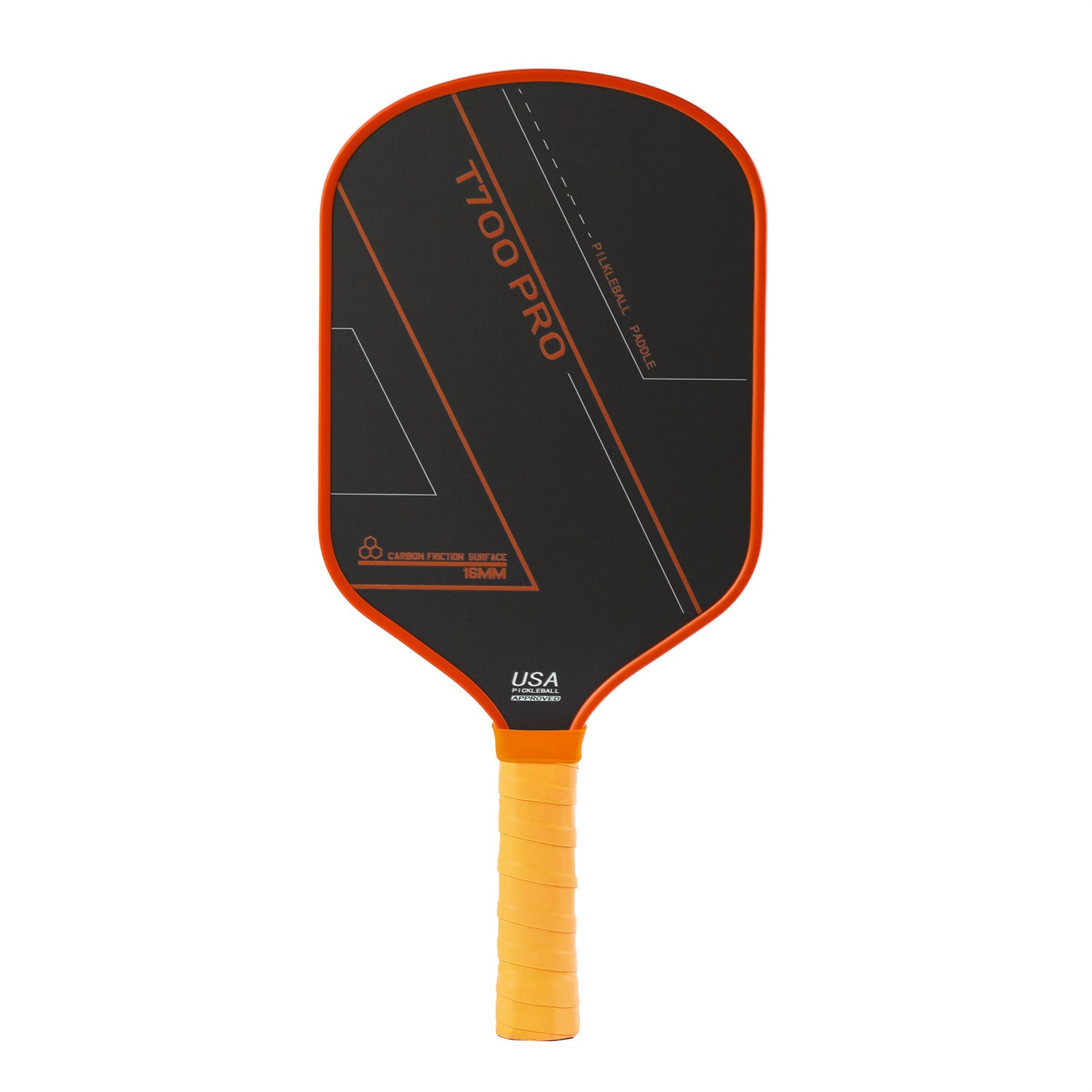 Hot Selling Pickleball Racket Color T700 Carbon Fiber Cloth Texture Frosted Customized/Patterned Rough Pickleball Racket Board