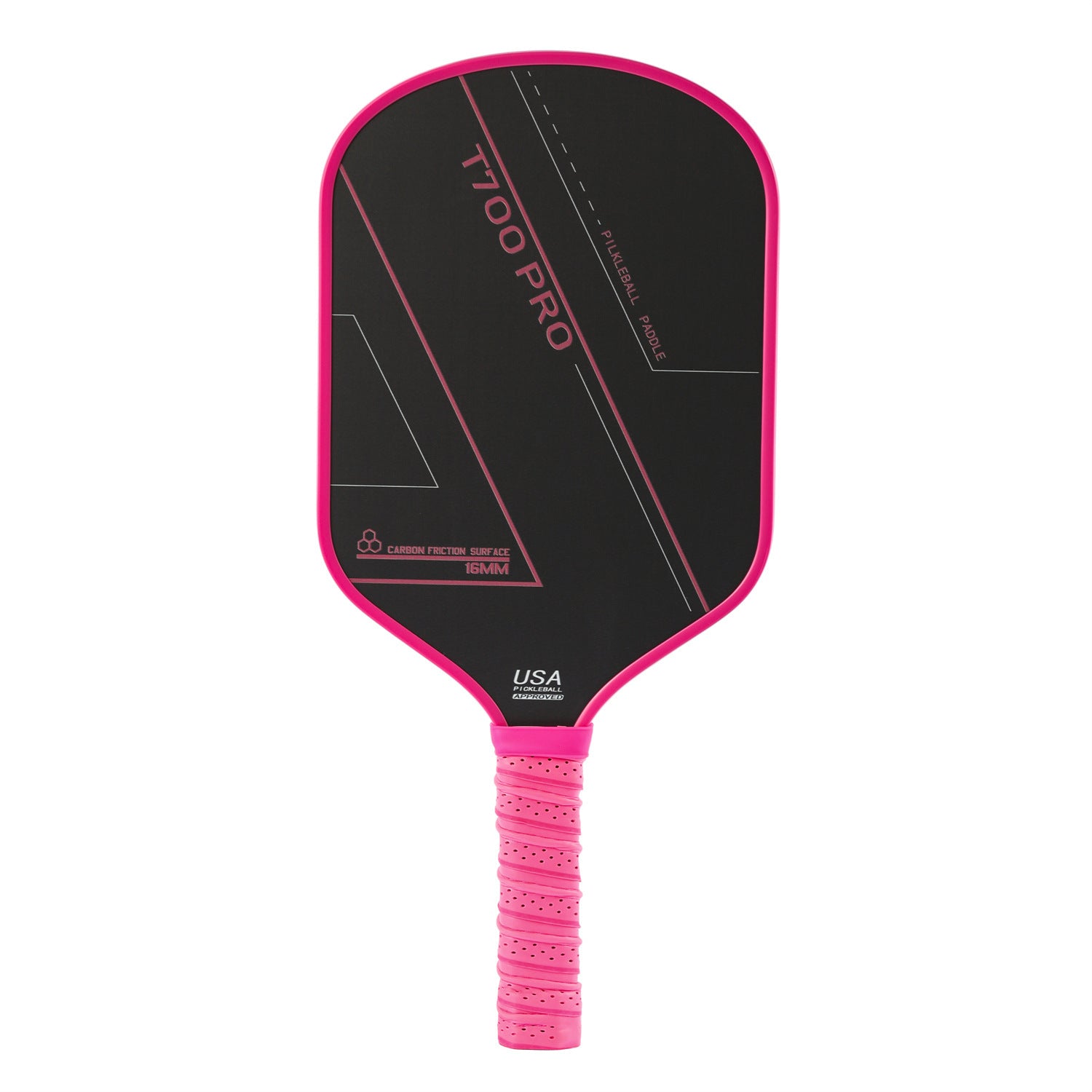 Hot Selling Pickleball Racket Color T700 Carbon Fiber Cloth Texture Frosted Customized/Patterned Rough Pickleball Racket Board