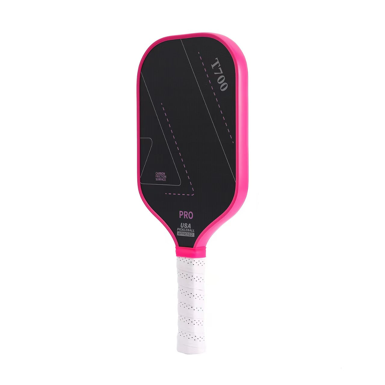 Peak Racket T700 Carbon Fiber Frosted Rough Surface Silent Hand Glue Color Box Set Competition Pickleball