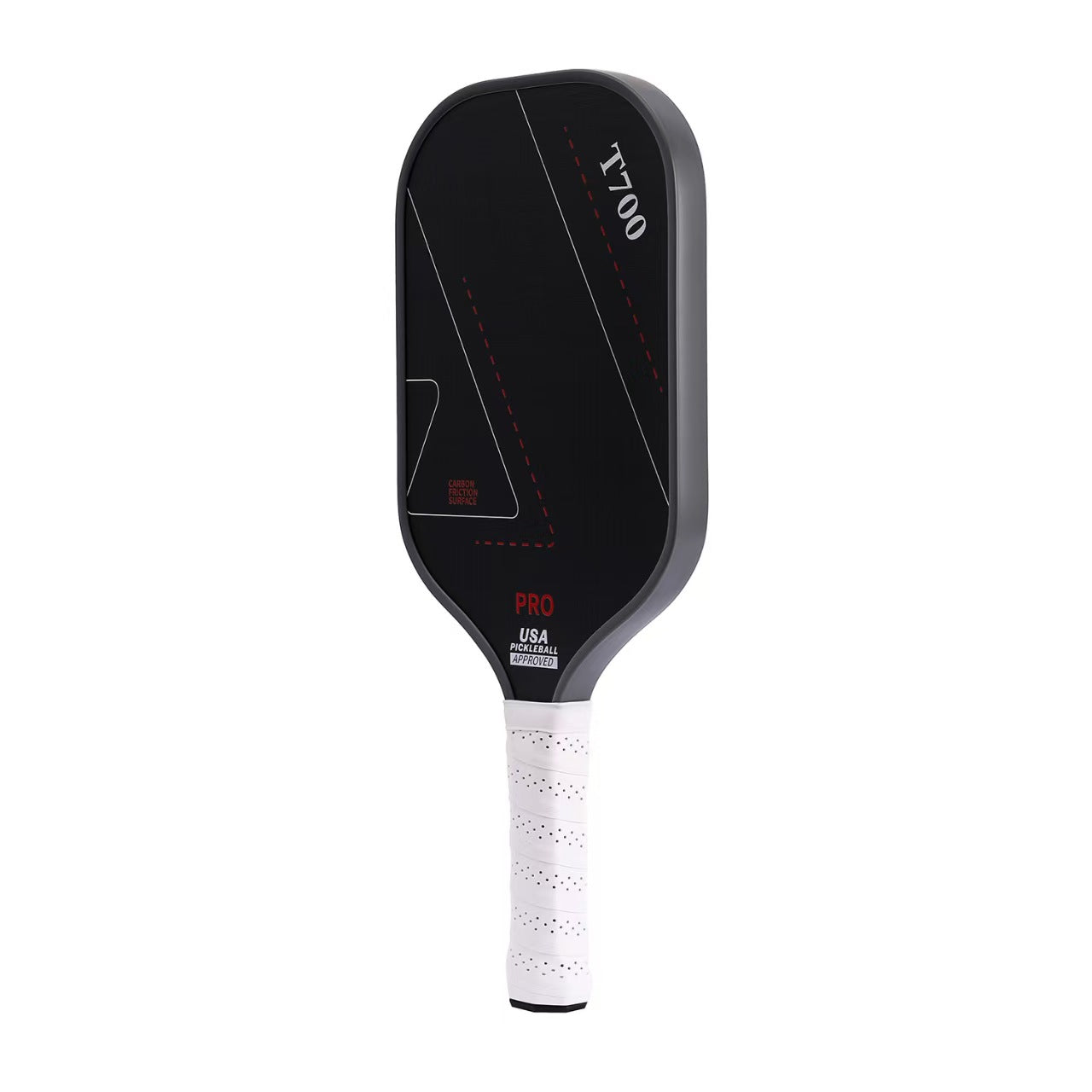 Peak Racket T700 Carbon Fiber Frosted Rough Surface Silent Hand Glue Color Box Set Competition Pickleball