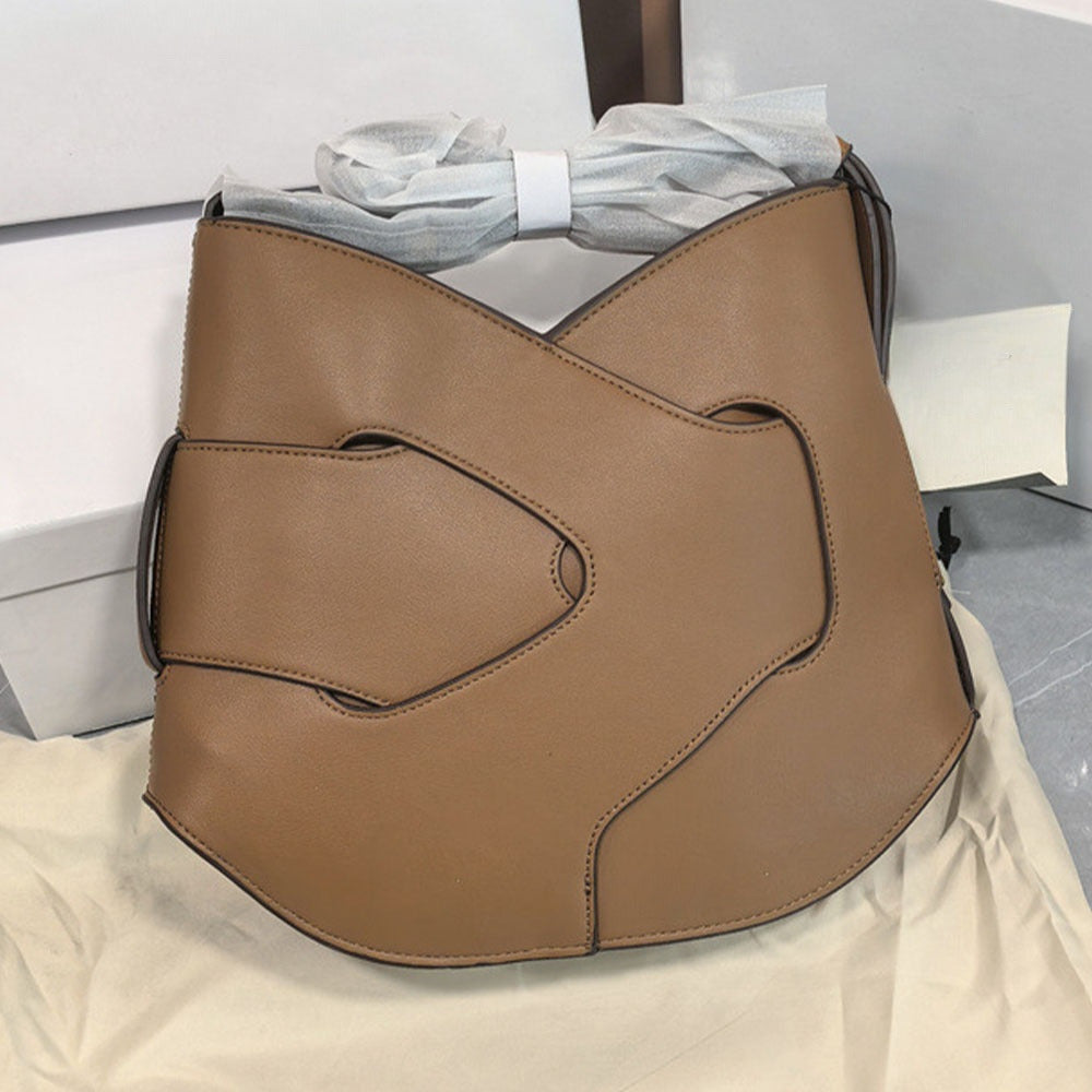 #159 Women's new woven bag fashion one-shoulder underarm diagonal bag