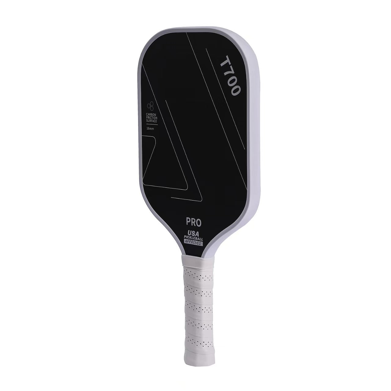 Peak Racket T700 Carbon Fiber Frosted Rough Surface Silent Hand Glue Color Box Set Competition Pickleball