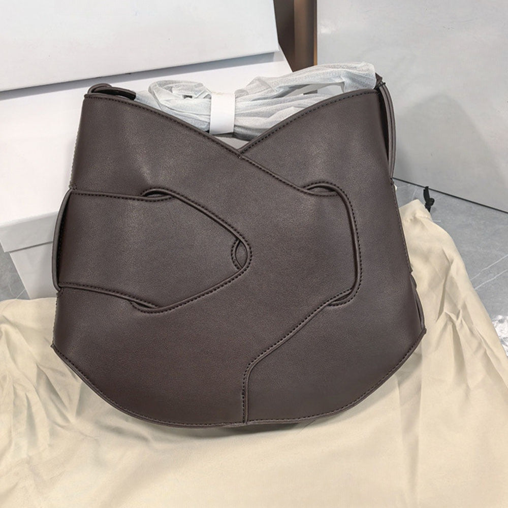 #159 Women's new woven bag fashion one-shoulder underarm diagonal bag