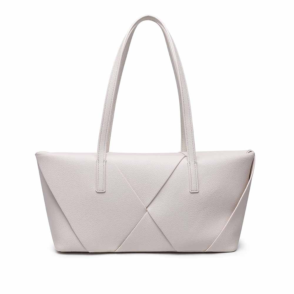 #208 Women's new stitching contrast shoulder bag large commuter handbag
