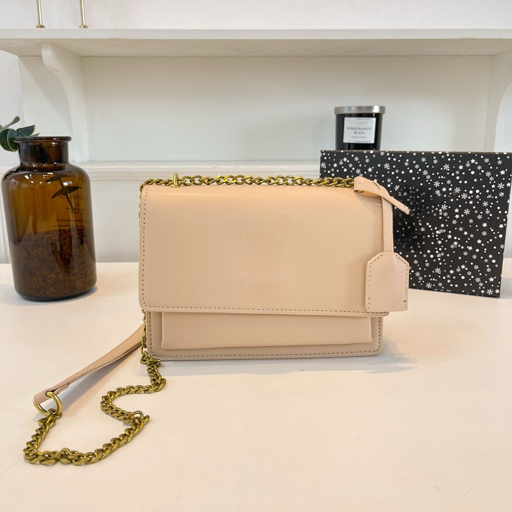 #129 Women's New Temperament Joker Metal Chain Shoulder Bag Messenger Bag